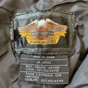 Harley Davidson genuine leather riding pants